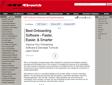 Tablet Screenshot of erpchronicle.com